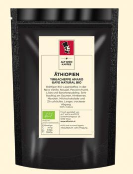 Alt Wien &Auml;thiopien Yirgacheffe Amaro Gayo Natural BIO
