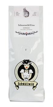 R&ouml;sterei Schwarzwild Schwarzwild Eins, Espressomischung, 60% Arabica, 40% Robusta