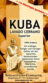 SpezCom Kuba Arabica Lavado Cerrano superior