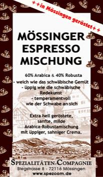 SpezCom M&ouml;ssinger Espresso